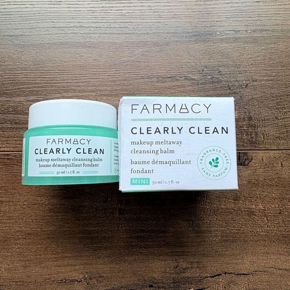 Farmacy Clearly Clean Fragrance Free Cleansing Balm NIB.